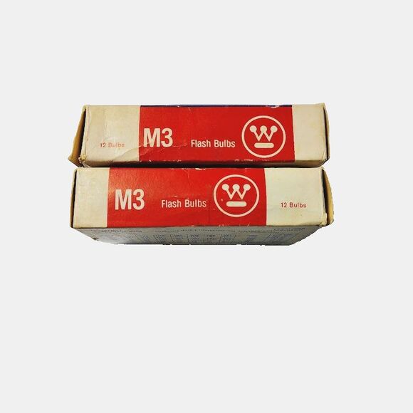 Westinghouse M3 Flashbulbs Flash Bulbs Vtg Camera NOS Unused Lot - Picture 4 of 4